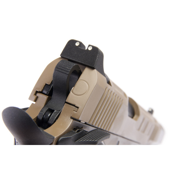 Pistolet 6mm KP16 Compensateur CO2 Tan — vue 4