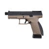 Pistolet 6mm CZ P10C Or-OT CO2 Blowback Noir et Tan
