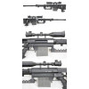 Réplique longue 6mm M200 ressort noir — vue 2