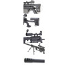 Réplique longue 6mm M200 ressort noir — vue 3