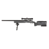 Réplique longue 6mm SA-S02 Core Sniper HV avec lunette et bipied noir