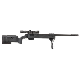 Réplique longue 6mm SA-S03 Core Sniper Downgrade noire — vue 2