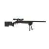 Réplique longue 6mm SA-S02 Core sniper lunette et bipied noire — vue 2