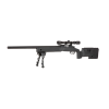 Réplique longue 6mm SA-S02 Core sniper lunette et bipied noire — vue 4