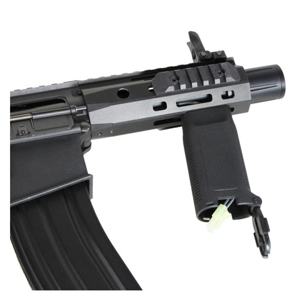 Réplique longue 6mm M4 URX4 M-LOK Pistol Challenger G3 AEG BK — vue 3