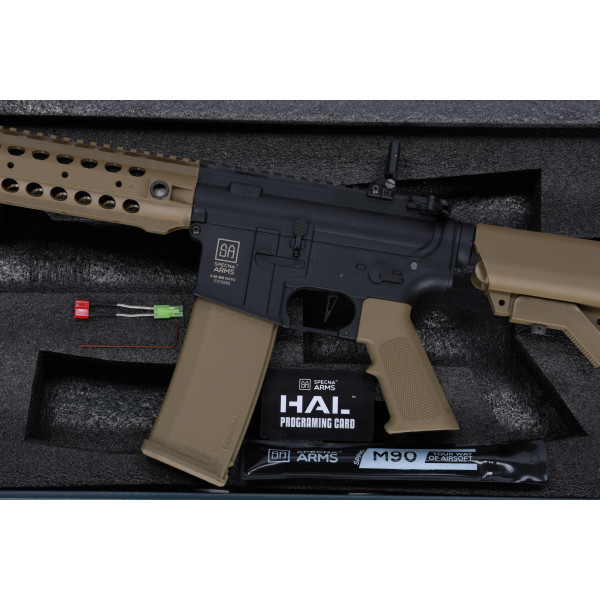 Réplique longue 6mm SA-F01 Flex HAL ETU G2 Half Tan — vue 3