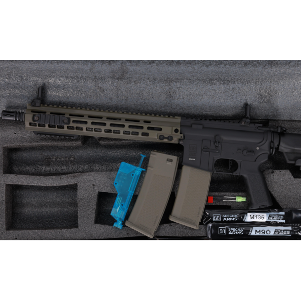 Réplique longue 6mm M4/AR15 SA-P29 Prime BLDC 10.5" AEG Olive — vue 4