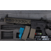 Réplique longue 6mm M4/AR15 SA-P29 Prime BLDC 10.5" AEG Olive — vue 4