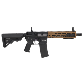 Réplique longue 6mm M4/AR15 SA-P29 Prime BLDC 10.5" AEG Chaos Bronze — vue 2