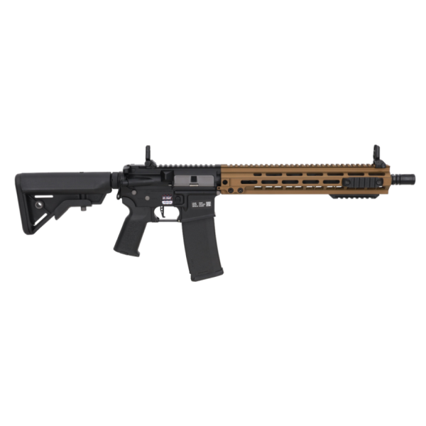 Réplique longue 6mm M4/AR15 SA-P30 Prime BLDC AEG 14" Chaos Bronze — vue 2