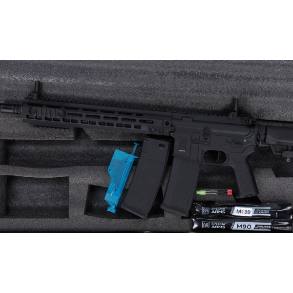 Réplique longue 6mm M4/AR15 SA-P30 Prime BLDC AEG 14" noir — vue 4