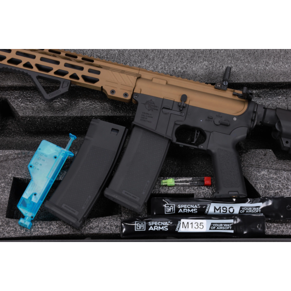 Réplique longue 6mm SA-P24 RRA Prime Aster II ETU BLDC Chaos Bronze — vue 3
