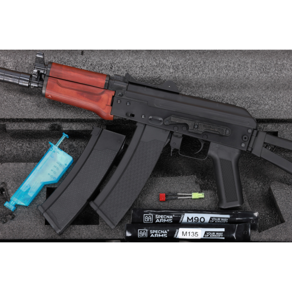 Réplique longue 6mm SA-PJ17 Prime BLDC Aster ETU noire — vue 5