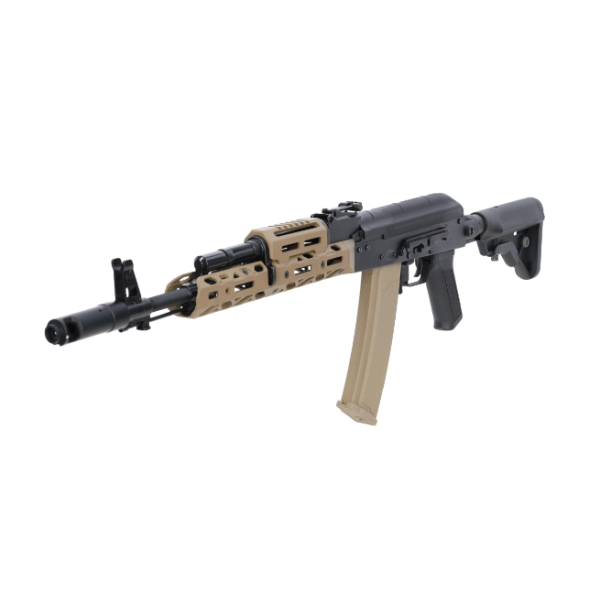 Réplique longue 6mm SA-PJ15 KPYK Aster II BLDC noire et tan — vue 4