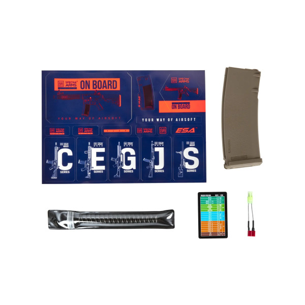Réplique longue 6mm SA-F07 Flex HAL noire et tan G2 — vue 4