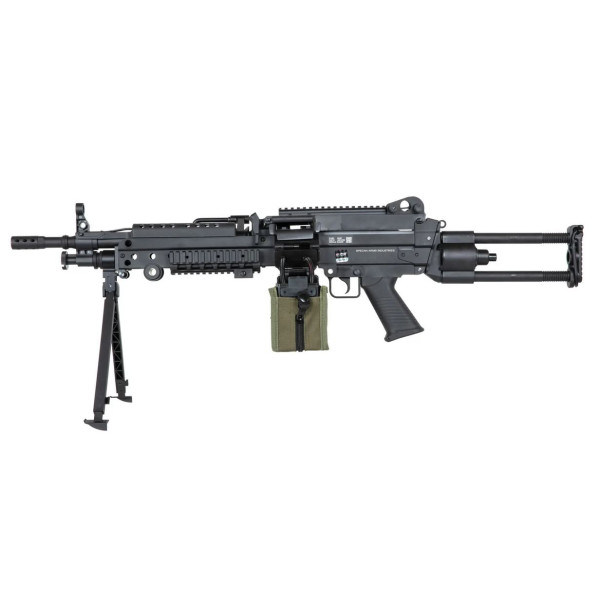Réplique longue 6mm SA-F249 Para Flex noire — vue 2