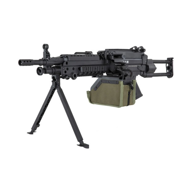 Réplique longue 6mm SA-F249 Para Flex noire — vue 4