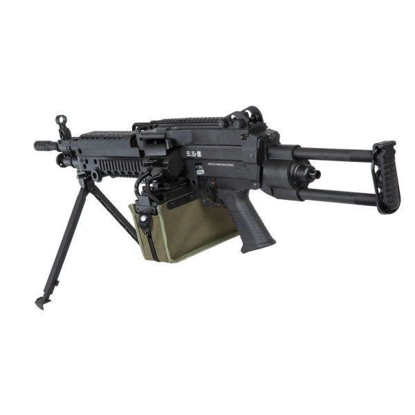 Réplique longue 6mm SA-F249 Para Flex noire — vue 5