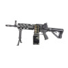 Réplique longue 6mm CM16 LMG Camo Box