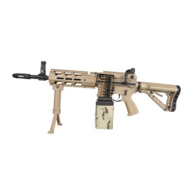 Réplique longue 6mm CM16 LMG Tan