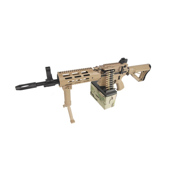Réplique longue 6mm CM16 LMG Tan — vue 2