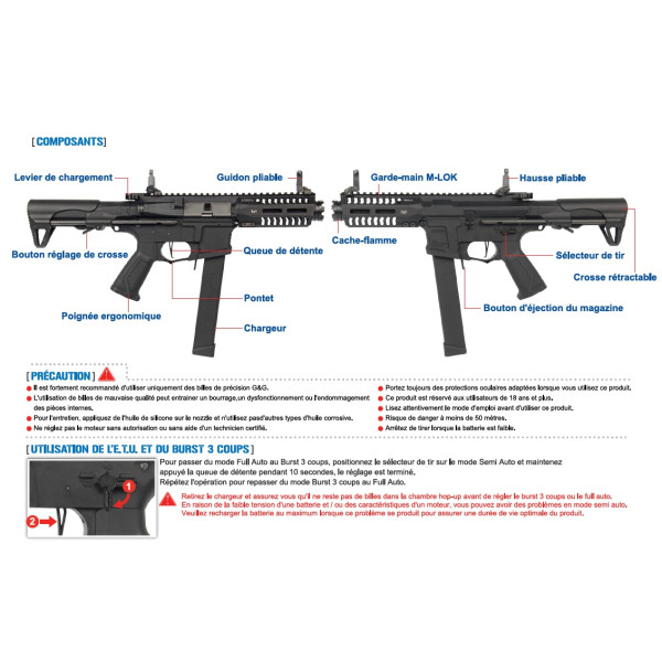 Réplique longue 6mm ARP9 gris — vue 2