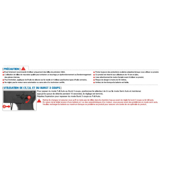 Réplique longue 6mm ARP 556 noir — vue 4