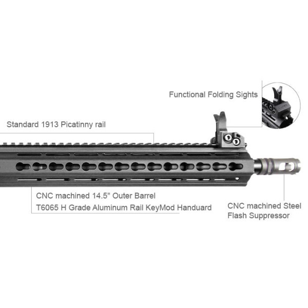 Réplique longue 6mm XTC G1 AEG — vue 6
