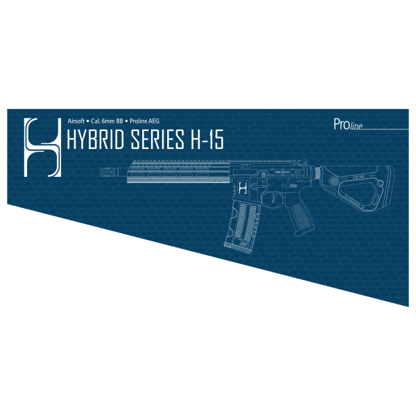 Réplique longue 6mm H15 CQB noire — vue 5
