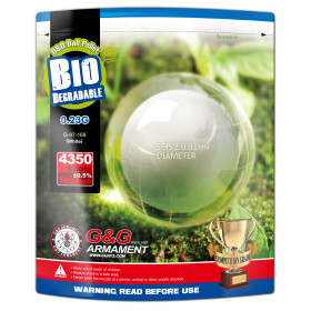 Billes bio 0.23g blanches en sachet 1kg