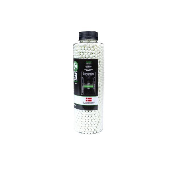 Billes bio 0.28g Alpha Blaster tracantes vertes en bouteille de 3300 — vue 2
