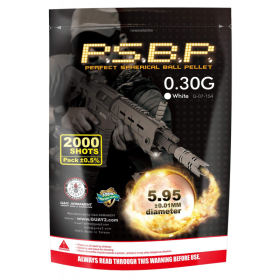 Billes 0.30g Perfect grises en sachet de 2000