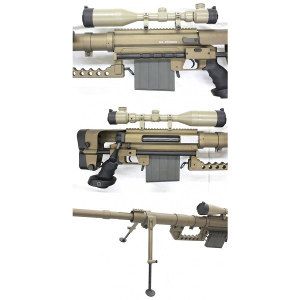Réplique longue 6mm M200 ressort tan — vue 3