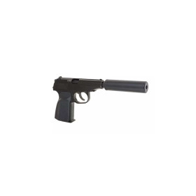 Pistolet 6mm Gaz Makarov Silencieux — vue 2