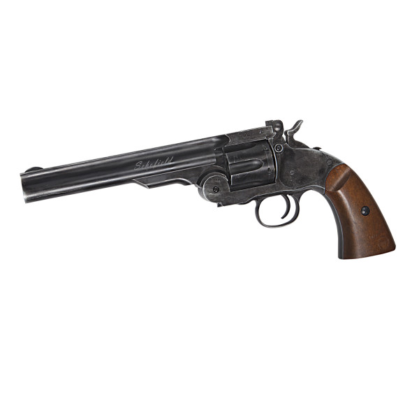 Revolver Schofield 6" CO2 Black Full Metal 4.5 Plombs — vue 2