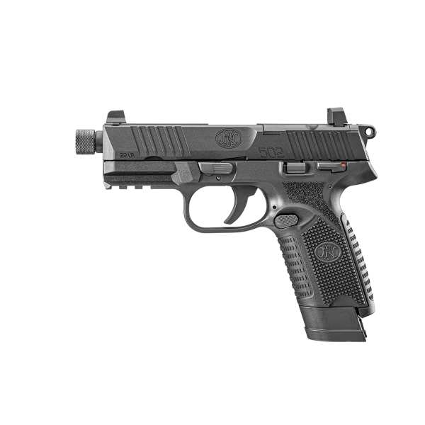 Pistolet FN 502 Tactical BLK 1x15 + 1x10 22LR — vue 2