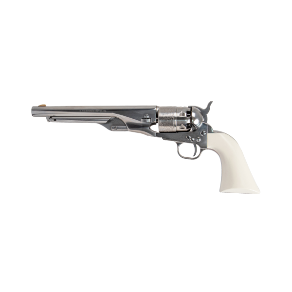 Réplique 1860 Army Old Silver Bande Acier Cal 44 PN — vue 2