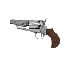 Réplique 1862 Colt Pocket Police Acier Sheriff Gravé Cal 44 PN — vue 2