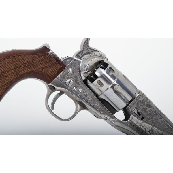 Réplique 1862 Colt Pocket Police Acier Sheriff Gravé Cal 44 PN — vue 4