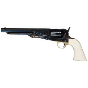 Réplique 1860 Army Acier Crosse Ivoire Cannelle Cal 44 PN