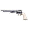 Réplique 1860 Army Acier Blanc Crosse Ivoirine Cal 44 PN — vue 2