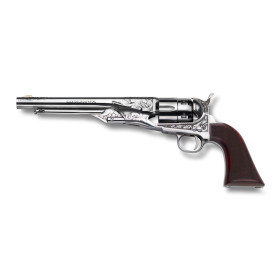 Réplique 1860 Army acier gravé quadrillé cal 44 PN