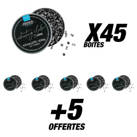 Pack plombs plats Shooting Club C4.5 x25000 (50 boîtes)