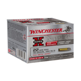 Balles 22WM Super X FMJ 40gr x150
