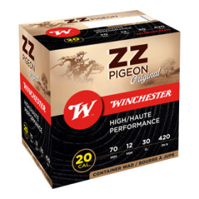 Cartouches 20/70 ZZ Pigeon G2 30gr Pb7.5 x 25