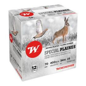 Cartouches 12/70 Special Plaines 34g Pb5 Ni x25