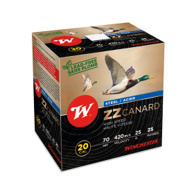 Cartouches 20/70 ZZ Canard 25g Pb5 x25
