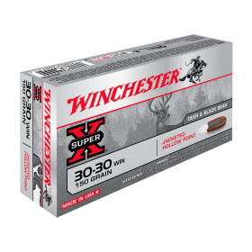 Balles 30-30Win Super X Hollow Point 150gr x20
