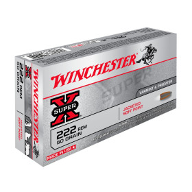 Balles 222Rem Super X PSP 50gr x20