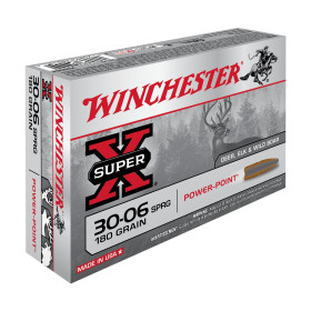 Balles 30-06Spr Super X Power Point 180gr x20